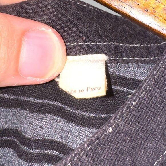 Billy Reid Black & White 3 Button Henley Shirt Size XL - Picture 3 of 8